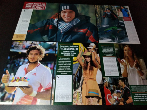 (ah050) Juan Pico Monaco * Recortes Revistas Clippings (Usado)