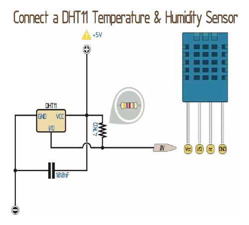 Modulo Sensor De Humedad Y Temperatura Dht11 Arduino Pic