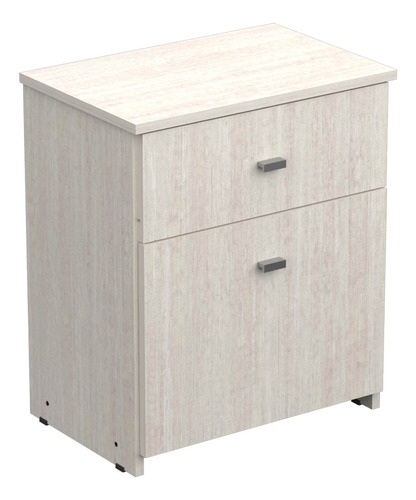 Mesa De Luz Con Cajón + Puerta Mesita P/ Dormitorio 56x47x32