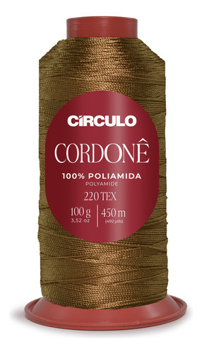 Cone De Lã Círculo Cordone Cor 7129 Choconhaque 450m De 100g Por Unidade De 1 Unidades Por 1 Por Kit