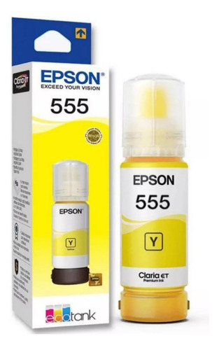 Cartucho Epson T555 Amarillo 555 8160 8180 T555420