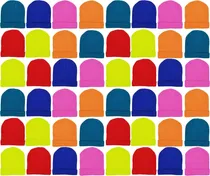Comprar Paquete De 48 Gorros De Invierno Para Niños, Gorros Cálidos
