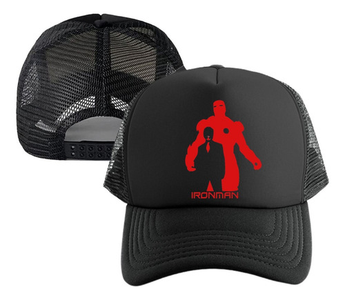 Gorra Iron Man Stark Cachucha Malla Adulto-niño