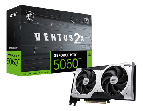Tarjeta De Video Msi Geforce Rtx 5060ti 8g Ventus 2x Oc Plus