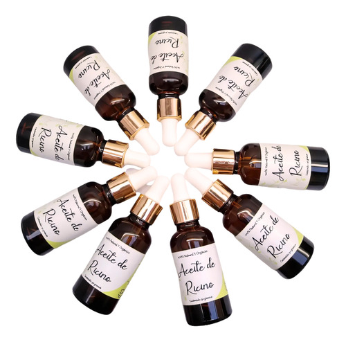 Aceite De Ricino Puro, 30 Ml Envío Gratis Pack De 6 Unidades
