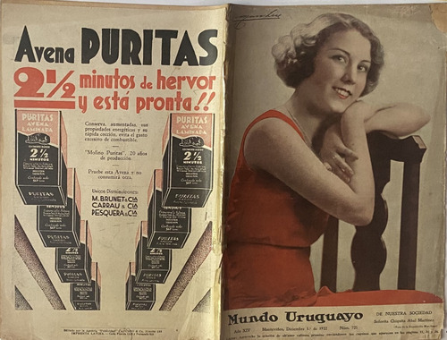 Mundo Uruguayo N° 725 Maroñas Y Elecciones Naciona 1932  Mu3
