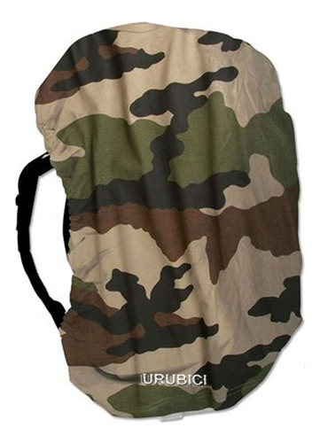 Funda Impermeable P/mochila Bolso Deportes, Bici. Camuflado.