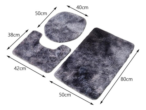 Juego De Alfombrillas De Baño De 3 Piezas For Baño Con