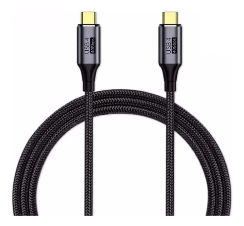 Cable Tipo C 1.2 Metros 40gbps 100w 8k 60ghz Thunder 3