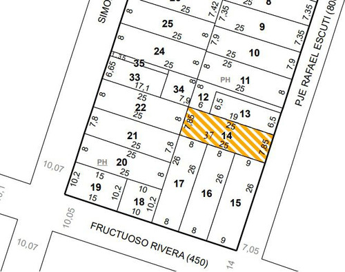 Terreno En Venta  De 200m2  P/ Inversor (casa A Demoler) En B° Güemes, A 100mts De La Cañada