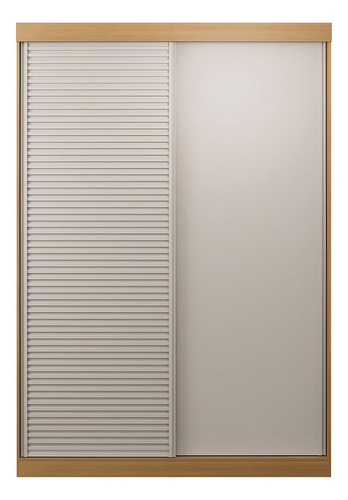 Guarda-roupa Solteiro 2 Portas 1 Porta Ripada Igwt
