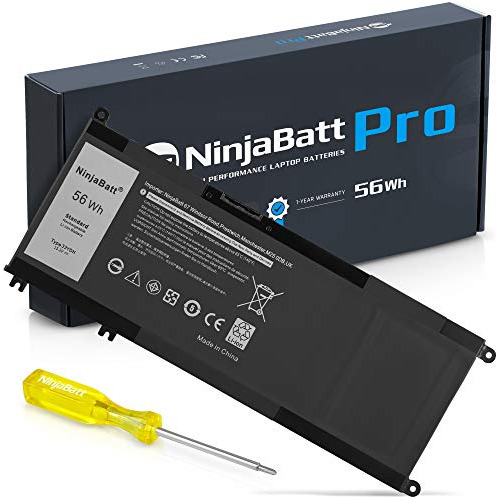 Batería Ninjabatt Para Dell Inspiron 17 7000, Latitude 13 33