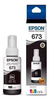 Tinta Epson T673 Negro L1800 L805 L850 L810 L800
