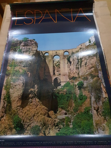 Antiguo Afiche Turistico Original-españa- Ronda- Malaga-a95