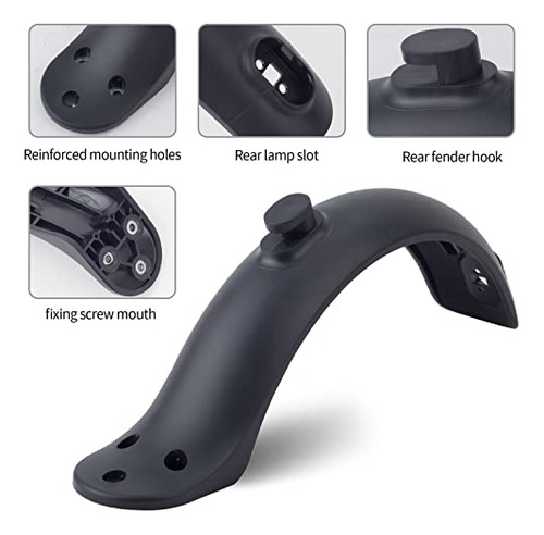 Guardabarros Trasero Para Patinete Chekubao Compatible Con X