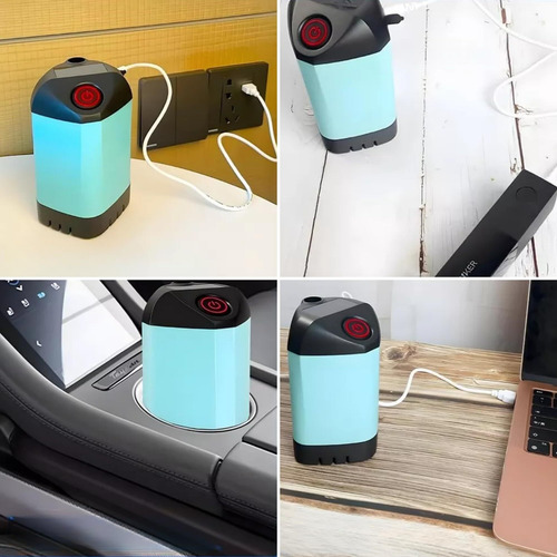 Regadera Eléctrica Portátil Recargable Por Usb Ducha Camping