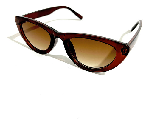 Gafas De Sol Cat Eye Lentes Vintage Bélgica Marrón