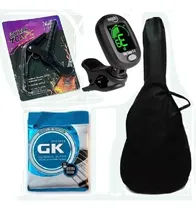 Comprar Cuerdas Guitarra Criolla Gk960 + Funda + Capo + Afinador T3