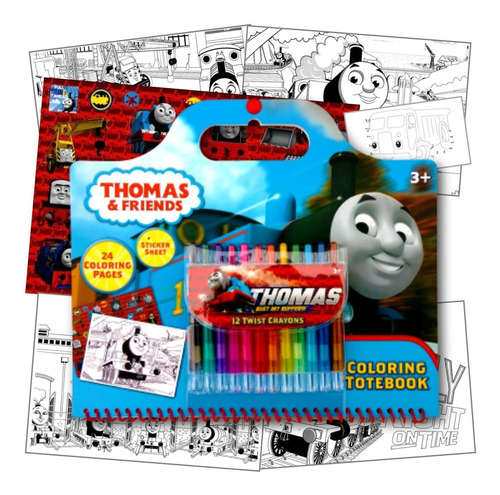 Thomas The Train Juego De Actividades Para Colorear Con Lápi