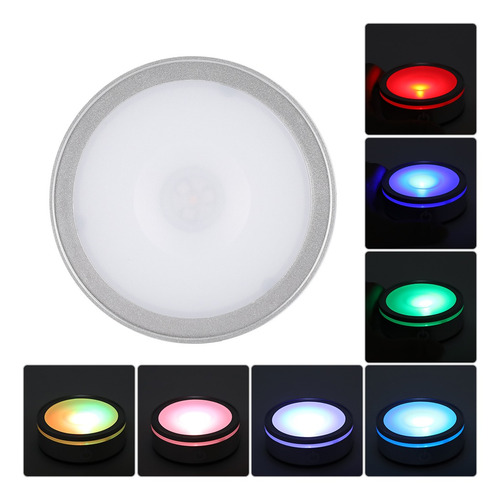 Base De Luz De Cristal Led Iluminación Táctil Esférica De Pl
