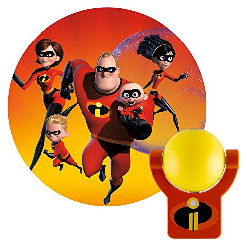 Proyectables 41247 Led Incredibles 2 Plug-in Night Light, Ed