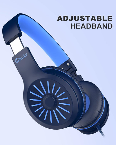 Auriculares Supraaurales Elecder I45 Con Microfono, Plega...