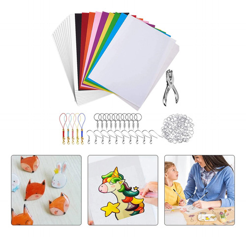 Folhas Termorretráteis Diy Artesanato Com Acessórios