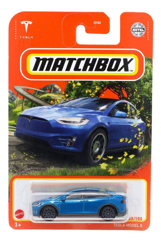 Matchbox Carro Tesla Model X Original Mattel + Obsequio 