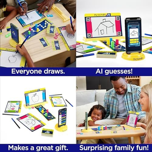 Juegos Mattel Pictionary Vs. Juego Familiar De Ia Para Niños