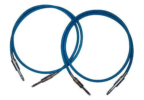 Cable De Instrumento Trs De 1/4 Nuevos (1 M), 2 Unidades
