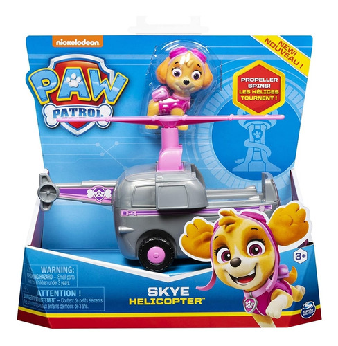 Paw Patrol Skye Figura + Vehículo Original