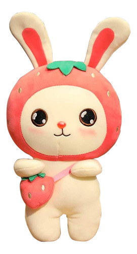 Cute Fruit Bunny Doll Strawberry Rabbit Doll Soft Cojin Alm