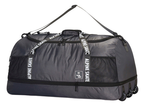 Bolso De Viaje Grande Con Ruedas Plegable Alpine C/ Expansor