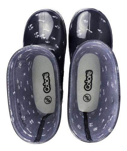 Imagem 4 de 4 de Bota Infantil Galocha - Azul Ossinhos - Pimpolho 74152