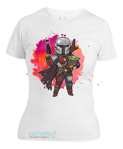 Playera Mandalorian Baby Yoda Star Wars
