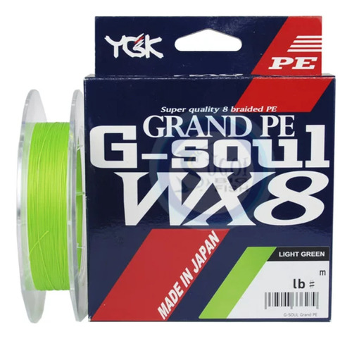 Linha Multifilamento Ygk G-soul Grand Pe Wx8 45lb 150metros