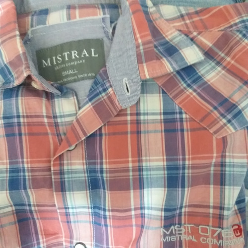 Camisa Hombre Mistral Corta Casual