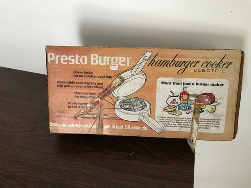 Hamburguesera - Presto Burger - Hambuerger Cooker