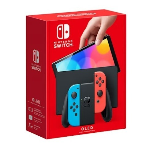 Nintendo Switch Oled 64gb Standard Rojo Y Azul Neón Nuevo