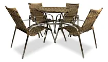 Comprar Conjunto Fortaleza Para Jardim E Piscina 4 Cadeiras E Mesa