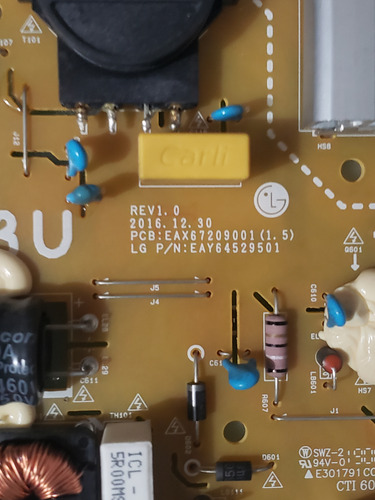 Fuente De Alimentación Lg Modelo 43uk6250pub (Usado)