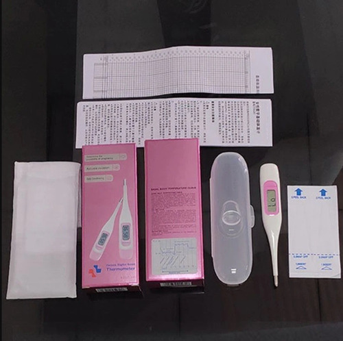 Termómetro corporal basal flexible para ovulación fértil (tcb)