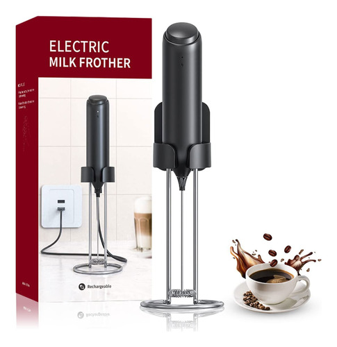 Mini Batidor Revolvedor De Café Y Espuma Leche Recargable