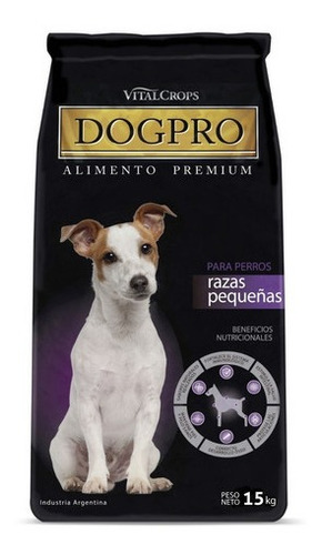 Imagen 1 de 6 de Alimento Premium Dogpro Adultos Mordida Pequeña X 15 Kg