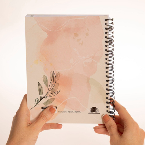 Cuaderno Con Versículo Floral Acuarela