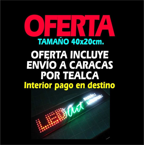Imagen 7 de 7 de Avisos Luminosos Led De Abierto