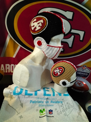 Gorro Casco Tejido 49's San Francisco Nfl Buen Fin