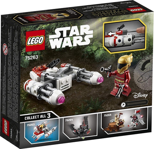 Lego Star Wars Y-wing De La Resistencia 75263 Microfighter