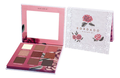 Sombras Premium Modelo Bordado Macaria Color Nude