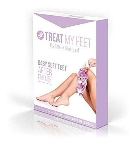 Foot Peel Mask To Exfoliate Feet. Two Pair Of A Softer Foot